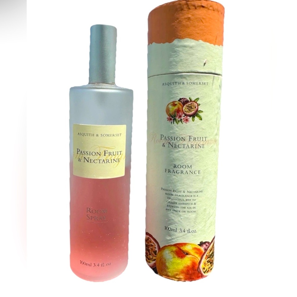 Asquith & Somerset Passion fruit & Nectarine Room Spray 3.4 oz ~60% Full